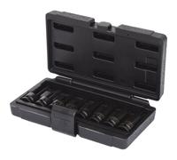 KS Tools 911.0901 1/2" Impact bit socket set for TX screws, 8 pcs, T30-T80