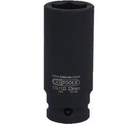 KS Tools 1/2 Inch Hexagonal Impact Socket, 23 mm, 515.1123 E