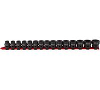 KS Tools 1/2 Inch Hexagonal Impact Socket Set, Extra Short, 15 Pieces