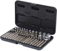 KS Tools 1/4"+3/8"+1/2" Torx Socket and Bit Set, 57 Pieces - 911.4305