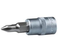 KS Tools 1/4 inch bit socket, PH0, on hanger