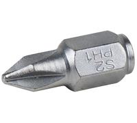 KS Tools 1/4 inch mini bit for cross slotted screws PH 0, 18 mm