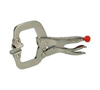 KS Tools 115.1178 C-clamps with pads-American type, 0-25mm