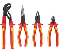 KS Tools 117.1100 150-250mm Ergo Vde Plier Set (4 Pieces)
