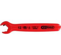 KS Tools 117.2266 Ratchet Open-Ended Spanner with Protective Insulation, 14 mm