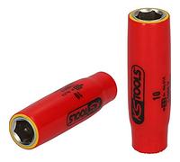 KS Tools 117.2343 1/4" Socket with Protective Insulation, 6mm, Long