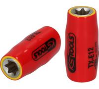 KS Tools 117.2387 3/8" Torx E-Socket with Protective Insulation, E18