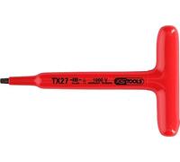 KS Tools 117.2417 T-Grip Torx Key Wrench Set with Protective Insulation, T30, 160 mm