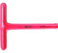 KS Tools 117.2428 T-Grip Socket Wrench with Protective Insulation, 10mm