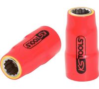 KS TOOLS 117.3813 VDE 12 point socket 3/8", 23mm