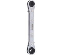 KS Tools 130.0122 4In1 Air Conditioning Ratchet Spanner, Reversing