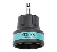 KS Tools 150.1953 Cooling System Bayonet Adapter, 18, IG M46x3, Turquoise