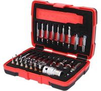 KS Tools 150.7060 1/4 Inch + 10 mm Torx and Allen Hex Socket Screw Extractor Set 34 Pieces