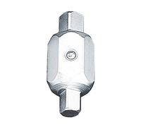 KS Tools 150.9396 Hex oil drain plug key, 17mm+1/2" hex