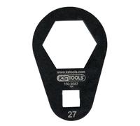 KS Tools 150.9587 3/8 Inch Socket Ring Spanner Extra Flat 27 mm