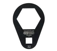 KS Tools 150.9588 3/8 Inch Socket Ring Spanner Extra Flat 32 mm