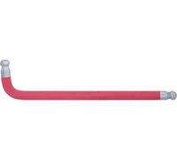 KS Tools 151.4319 KST-Coating Double Ball End Hex Key Set (Allen Key, XL, 19.0 mm, Magenta Red