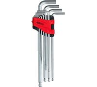 KS Tools 151.4940 Ball Ended Hexagon Key Wrench Set,Extra Long,10 pcs