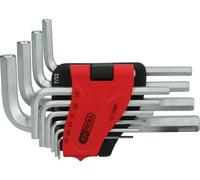 KS Tools 151.5060 Allen Key Set in Flip Holder 10 Pieces 1/16 Inch - 3/8 Inch