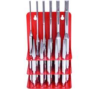 KS Tools 156.0180 Punch Set in Metal Stand Mirror Polished (17 Pieces)