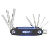 KS Tools 158.354 2.5-10mm Chrome+ Hex Key Wrench Set (8 Pieces)