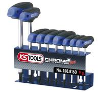 KS Tools 158.8160 TX T10-T50 Ergo+ T-Handle Key Set (9 Pieces)