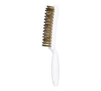 KS Tools 201.2326 Brass wire hand brush 3 rowed, 285mm