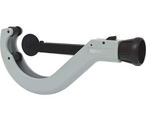 KS Tools 222.1250 Automatic ratchet pipe cutter for plastic pipe, 50-140mm