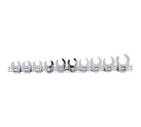 KS Tools 3/8" 12 Point Crawfoot Wrench Set, 10 Pcs 10-22mm 913.3900