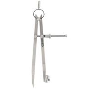 KS Tools 300.0411 Precision spring pointed dividers with pencil holder