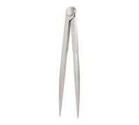 KS Tools 300.0413 Fixed-pointed compass without adjustment arc, Radius R 400 mm, Closed length 200 mm, Silver