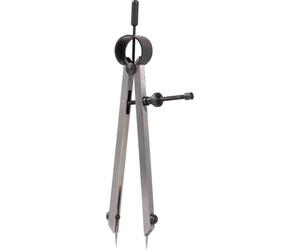 KS Tools 300.0429 Precision spring pointed dividers with interchangeable tips, 130mm