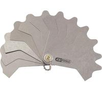 KS Tools 300.0619 Welding seam gauge, 12 blades, 3-12mm