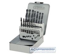 KS Tools 330.1610 HSS-R twist drill set, 19 pieces, 1-10mm