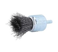 KS Tools 340.0018 Steel Fine Wire Brush 0,3mm, Ø 29mm, Metal Brush for Cleaning