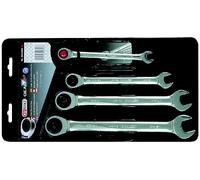 KS Tools 503.4204 Gear+ Comb Ratchet Spanner Set (4 Pieces) 10-19mm