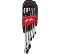 KS Tools 503.4255 GEARplus Combination Ratcheting Spanner Set Offset