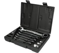 KS Tools 503.4260 GearPlus Comb Ratchet Spanner Set with Adaptors