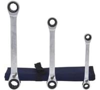 KS Tools 503.4540 Gear+ 4-in-1 Ratchet Spanner Set (3 Pieces) 8-18mm