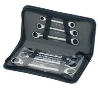 KS Tools 503.4557 GearPlus Double Ring Ratchet Spanner Set (6 Pieces)