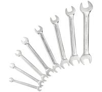 KS Tools 512.0208 spanner set double-ended open ring 8-piece durab...