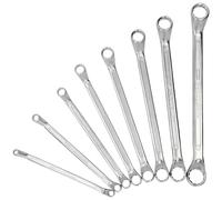 KS Tools 512.0218 Competition Double Ring Spanner Set Offset 8-Piece