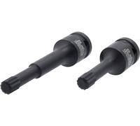 KS Tools 515.0595 1/2 Inch Special Power Bit Socket Set Multi-Tooth 2-Piece