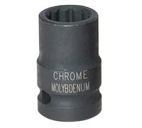 KS Tools 515.0916 1/2" 12 point impact socket, short, 16mm