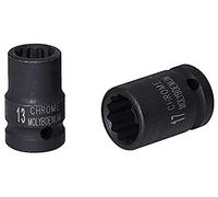 KS-Tools 515.0960 3/8'' 12-kant-Kraft-Stecknuss, Torque Drive Impact Socket