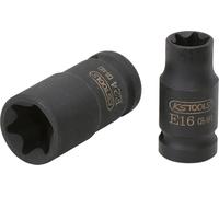 KS Tools 515.0970 3/8-Inch Torx E Power Socket Short E4 Socket