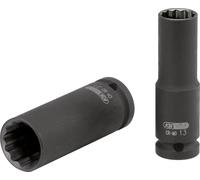 KS TOOLS 515.0975 1/2" Bi hex impact socket, long, 29mm