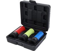 KS Tools Power Socket Set 515.1070 – 1/2" Impact Aluminum Sockets for Alloy Wheels