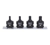 KS TOOLS 515.1103 1/2" Impact joint bit socket set shor, t4pcs