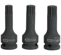 KS Tools 515.1174 1/2 Inch Power Bit Socket XZN, Long, M16